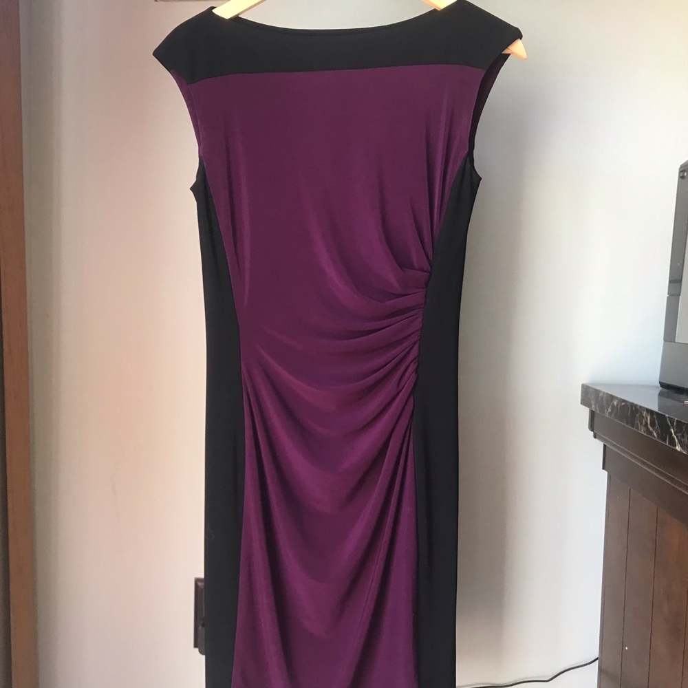 Ralph Lauren Purple and Black Dress